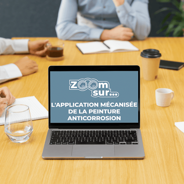 Zoom sur l'application mécanisée de la peinture anticorrosion